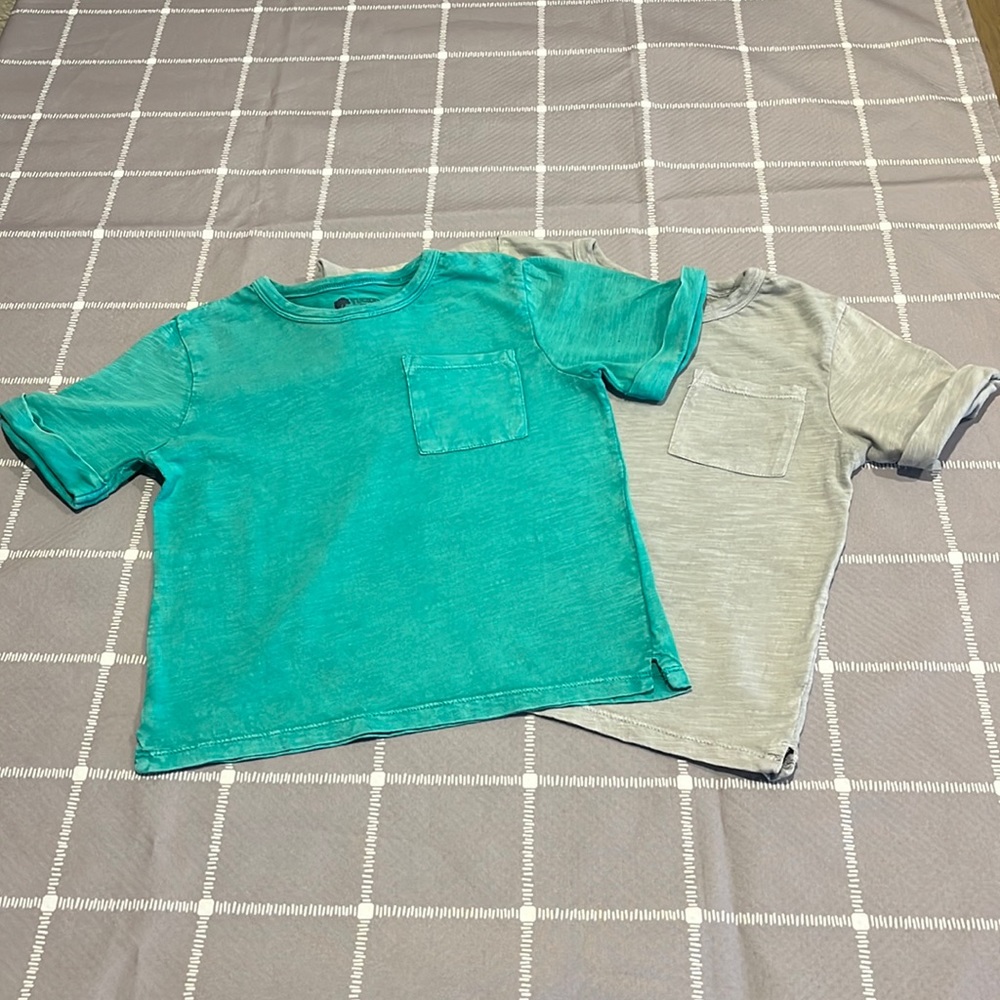 Tucker + Tate pocket tees with cuffed sleeves toddler size 4
